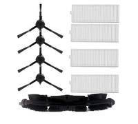 Main Roller Side Brush Dust Hepa Filter Mop Cloth Rags,Compatible for Honor,Choice Robot Cleaner R2 /R2 Plus/R2s Lite Vacuum Cleaner Parts(9PCS)
