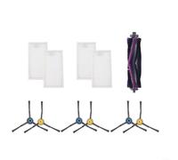 Main Roller Side Brush Filter Kit Replacement Parts For Eureka NERE10s E10S For Obode A8 Vacuum Cleaner Accessories,1 Main Brush 4 Filters 6 Side Brushes