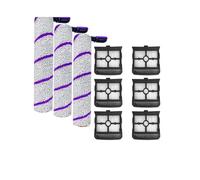 Main Roller Side Brush Replacement Accessories,Compatible for Narwal,S20 Pro, Rowenta X-Clean 10, Tefal X-Clean(4+6pcs)