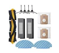 Main/Side Brush Compatible With ECOVACS DEEBOT OZMO T8 / T8 AIVI Robot Vacuum Cleaner Dust Bag Filter Disposable Mop Cloth Accessories(11pcs)
