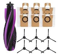 Main Side Brush Dust Bag Kit, Vacuum Cleaner Replacement Kit Accessories For JONR For T5 Pro Vacuum Cleaner Robot