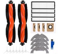Main Side Brush Filter Dust Bags Wipes Set for D10 Plus Gen 2 Designed to Capture Dust and Debris Effectively