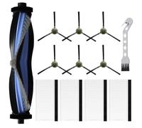 Main Side Brush Filter Kit - for LEFANT for M3 Robot Vacuum Cleaner - Includes 1 pc Main Brush, 4 pcs Filters, 6 pcs Side Brushes, Replacement Parts