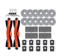 Main Side Brush Filter Mop Cloth Dust Bag,Compatible For Dreame X40 Ultra / L40,Compatible For MOVA P50 Pro Ultra， Spare Parts Accessories