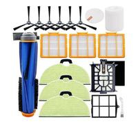 Main Side Brush Filter Mops Replacement Parts, Compatible for Shark, AV2610WA RV2610WA Matrix Plus 2- in-1 Robot Vacuum Cleaner