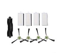 Main Side Brush Filter Replacement Kit for Lefant M2 Pro M2 Plus U180 for OKP K8 for K7 Robot Vacuum Cleaner Nylon Plastic Filter Paper Set(A)