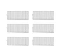 Main & Side Brush, HEPA Filter & Mop - Accessories Compatible For Polaris PVCR 6001 IQ Home Aqua, Compatible For Beko VRR80214VB/VRR94314VB Robot Vacuums(6 HEPA)