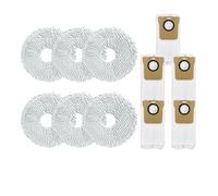 Main Side Brush,Hepa Filter,Mop Cloth,Dust Bag Spare Parts,Compatible For Xiaomi Mijia Omni B101CN,X10 Plus,Compatible For Dreame S10 Pro,L10s Ultra (Color : Set N)