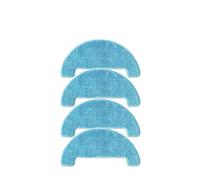 Main Side Brush, Hepa Filter, Mop Cloth, Main Brush Cover, Compatible For Bagotte BG600/BG600 MAX/BG700/BG750/BG800/BG800 MAX, Vacuum Cleaner parts (Color : Mop Cloth 4 pcs)