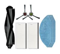 Main Side Brush Hepa Filter Mop Cloths Replacement for Deebot OZMO U2 / U2 Pro Vacuum Spare Parts