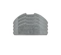 Main Side Brush Hepa Filter Mop Rag Cloth Front Castor Wheel Compatible With Xiaomi Mijia Robot Vacuum-Mop Pro / MJSTS1 Cleaner Spare Parts (Color : 4 Mop Rag)