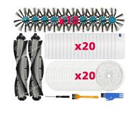Main Side Brush Hepa Filter Mop Rag Cloth Robot Vacuum Cleaner Attachment Replacement Spare Part For Bissell 3115 / EV675(Set 22)