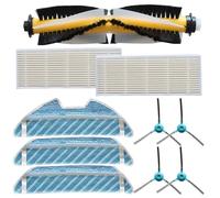 Main Side Brush Mop Cloth Filter Kit for sencor for SRV 4200BK 4250SL Vacuum Cleaner Replacement Robot Sweeper Spare Part(A)