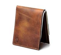 Main Street Forge Bifold Leather Wallet for Men | Made in USA | Mens Bifold Wallets | American Made, Tobacco Snakebite Brown, 7 Slot Bifold, Classic
