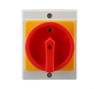 Main Switch Circuit Breaker 3P16A Rotary Isolating Switch IP65 Rated Industrial Power Switch for 3-Pin Plug-In Wiring Outdoor Use