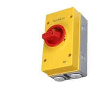 Main Switch Circuit Breaker, Rotary Isolator Disconnector, 3P AC Isolating Switch, IP66 Waterproof Box, For All Industrial Requirements(32A)