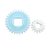 Main Transmission Gear for Abu B3P3 B4P4 B5P5 Fishing Reel | Fits for abu Revo 3,4,5, B3,B4, for b5, twist shaft design, wear resistant plastic, 19.4mm length