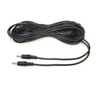 Maincore 10m 3.5mm to 3.5mm MONO Jack Cable Lead For Audio or Power GOLD PLATED Connectors (10m)