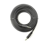 MainCore 10m Black Audio AUX Cable 3.5mm to 3.5mm for Mobile Phones, Computers, Laptops, Mp3 Players, Macbook, iMac, Portable Speakers, Headphones, HIFI (10m)
