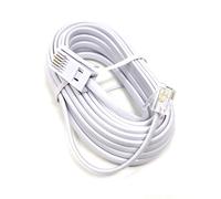 Maincore 10m BT to RJ11 Modem Cable - Rollover Spec Broadband Router Lead for ADSL/Modem Use Only, Not for Telephone Lines (10m)