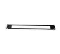Maincore 1U 19'' inch Brush Blanking Plate/Panel Cable Management for Data Cabinet Network Rack Mount (U1, Black White)