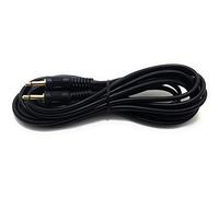 Maincore 2m 3.5mm to 3.5mm MONO Jack Cable Lead For Audio or Power GOLD PLATED Connectors (2m)