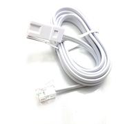 MainCore 2m long BT to Modem RJ11 Cable Lead for Modem, FAX, SKY, Telephone, Phone Plug, BT Socket 2 wire (Available in 2m, 3m, 5m, 10m) (2m)