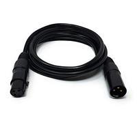 Maincore 2m XLR Male to Female Microphone 3 Pin Extension Audio Cable Lead Cord Compatible With Amplifiers, Microphones, Mixer, Preamp, Speaker & Other Professional Studio Recording (2m)