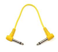 MainCore 30cm long 6.35mm to 6.35mm 1/4 Mono / 90 Degree Right Angle Jack Audio Speaker, Guitar, AMP, Synths, Keyboards Patch Cable Lead