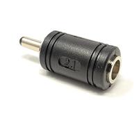 MainCore 5.5mm X 2.1mm Socket to 3.5mm x 1.3mm Male Plug Jack DC Adapter Converter Joiner Female to Male