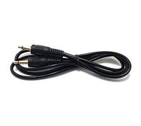 Maincore 50cm 3.5mm to 3.5mm MONO Jack Cable Lead For Audio or Power GOLD PLATED Connectors (0.5m)