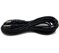 Maincore 5m 3.5mm to 3.5mm MONO Jack Cable Lead For Audio or Power GOLD PLATED Connectors (5m)