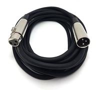 MainCore 5m Long XLR Male To XLR Female Socket Microphone, Instrumental Cable Lead Compatible With Amplifiers,Mixer,Speakers & Other Pro Recording (Available in 0.5m,1m, 2m, 3m, 5m, 6m,10m) (5m)