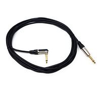 MainCore 5m Right Angle MONO Jack 6.35mm to 6.35mm Audio Cable Lead for Guitar/Amplifier/Effects Pedal/AMP/Speaker/Mixer/Gold Plated Connectors (Available in 2m, 3m, 5m, 6m) (5m)