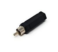 MainCore RCA phono plug to 6.35mm Mono Jack Socket/Audio adaptor converter