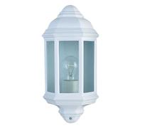 maine aluminium outdoor wall light in white