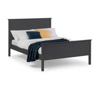 Maine Black Panel 3ft Single Bed
