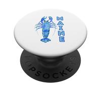 Maine Blue Lobster Ocean Coastal Charm PopSockets Adhesive PopGrip