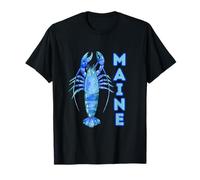Maine Blue Lobster Ocean Coastal Charm T-Shirt