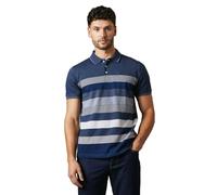 Maine Blue Oakland Stripe Polo Shirt