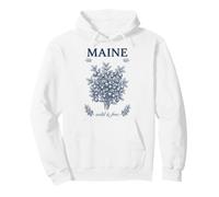 Maine Blueberry Botanical Pullover Hoodie