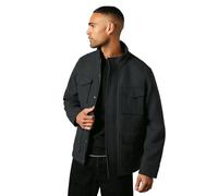 Debenhams Men's Charcoal Four Pocket Wool Blend Jacket | Size: XL