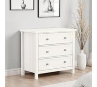 Maine Chest - 3 Drawer - Small - White