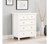 Maine Chest of Drawers - 3+2 Drawer - White