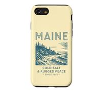 Maine Coast Lighthouse Art Cold Salt & Rugged Peace Case for iPhone SE (2020) / 7/8