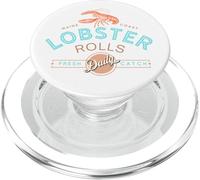 Maine Coast Lobster Rolls Vintage Seafood Design PopSockets PopGrip for MagSafe