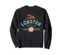 Maine Coast Lobster Rolls Vintage Seafood Design Sweatshirt