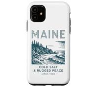 Maine Cold Salt Rugged Peace Since 1820 Case for iPhone 11
