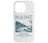 Maine Cold Salt Rugged Peace Since 1820 Case for iPhone 14 Pro Max