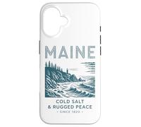 Maine Cold Salt Rugged Peace Since 1820 Case for iPhone 16